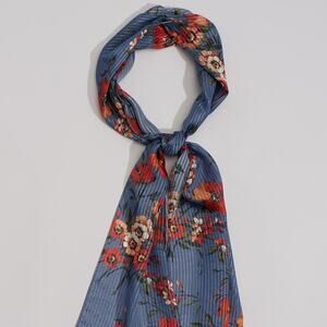 Echo New York Nomadic Floral Silk Scarf 60x10, New with tags